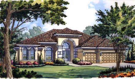 House Plan 63217 Elevation