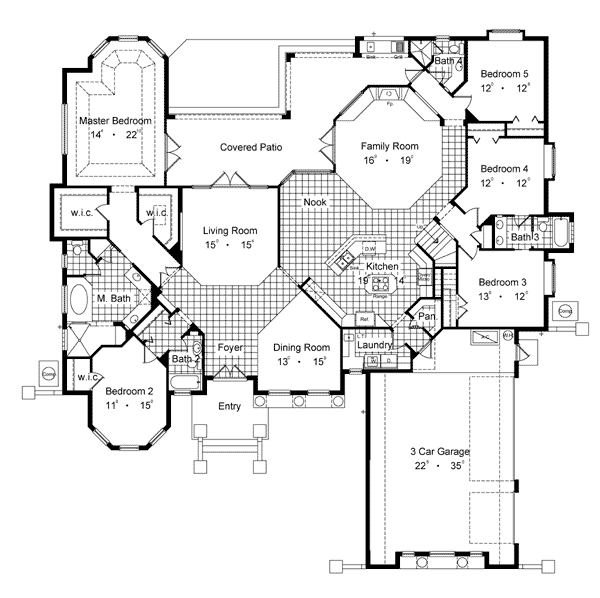 Mediterranean Level One of Plan 63223