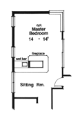 Contemporary Florida Mediterranean One-Story Level Two of Plan 63236