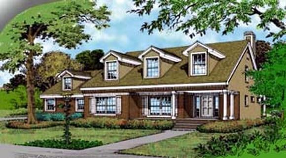 House Plan 63255 Elevation