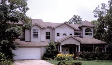 Country Craftsman Traditional Elevation of Plan 63301