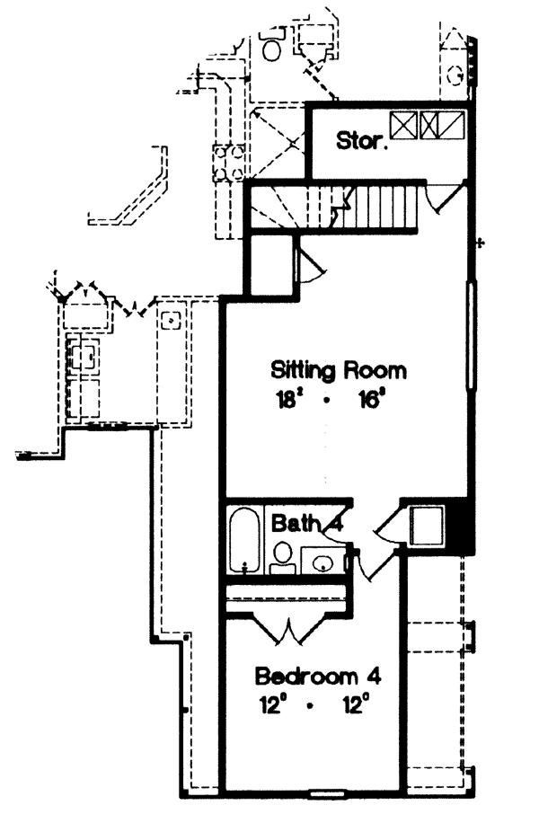 Colonial Traditional Level Two of Plan 63350