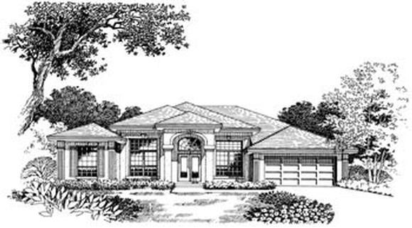 House Plan 63367 Elevation