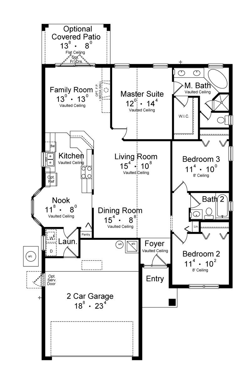 Contemporary Level One of Plan 63391