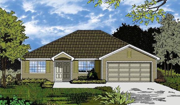 House Plan 63396 Elevation