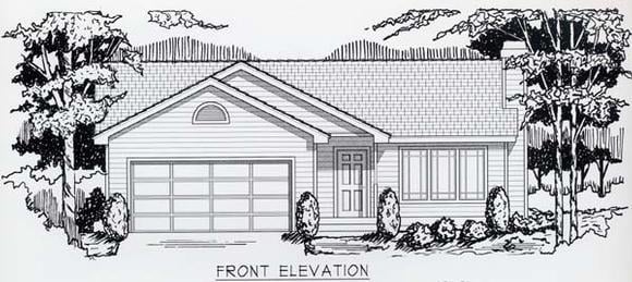 House Plan 63500 Elevation