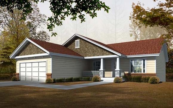 House Plan 63513 Elevation