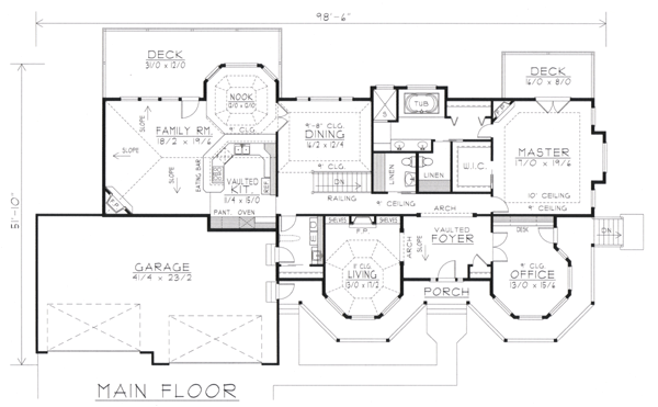 Contemporary Level One of Plan 63541