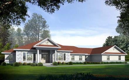 House Plan 63550 Elevation