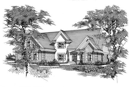 House Plan 63706 Elevation