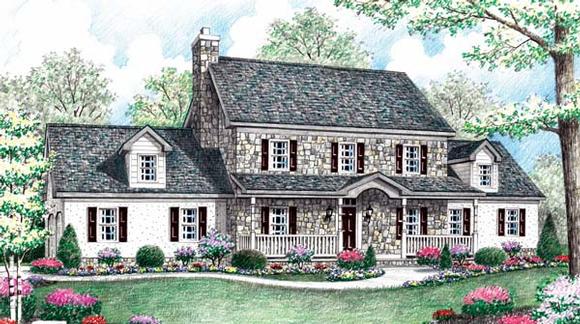 House Plan 64404 Elevation