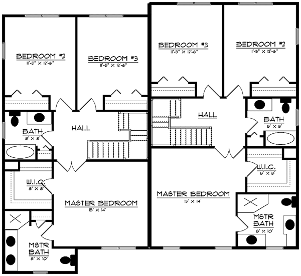 Farmhouse Level Two of Plan 64416