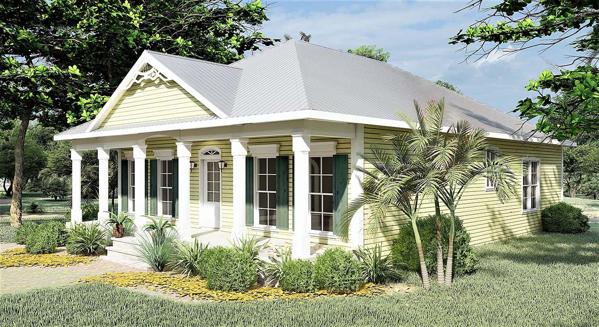 Colonial, One-Story, Southern Plan with 1587 Sq. Ft., 3 Bedrooms, 2 Bathrooms Picture 1