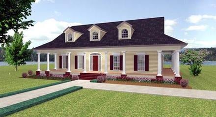 House Plan 64535 Elevation