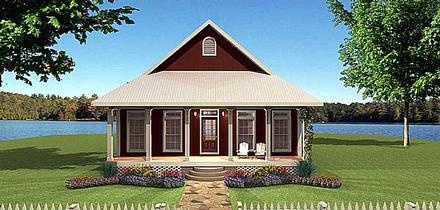 House Plan 64567 Elevation