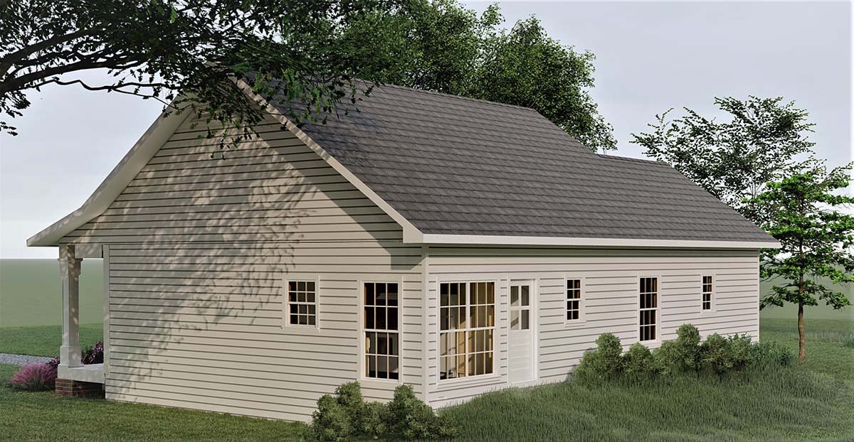 Country Plan with 1260 Sq. Ft., 3 Bedrooms, 2 Bathrooms Picture 2