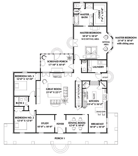 Country Southern Level One of Plan 64579