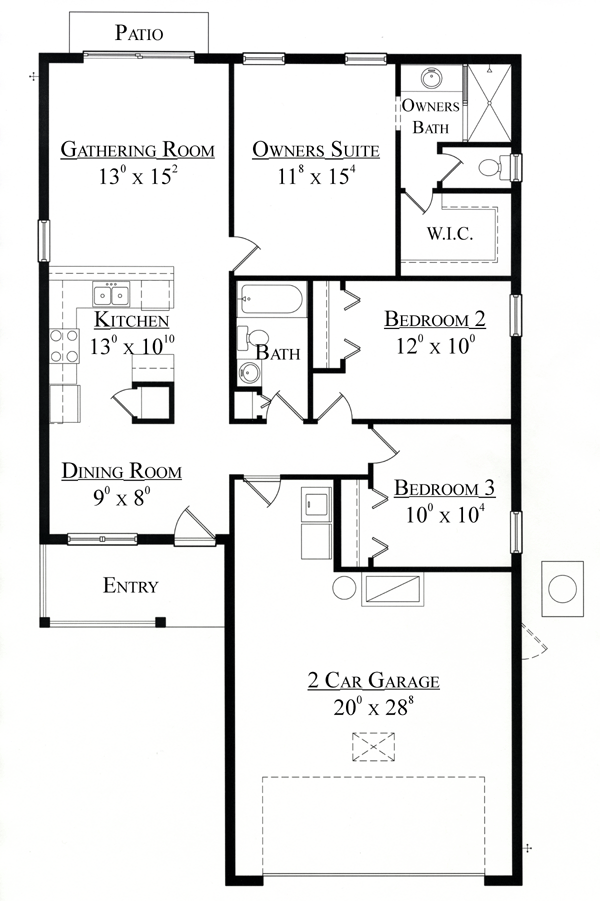 Traditional Level One of Plan 64601