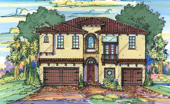 House Plan 64640 Elevation