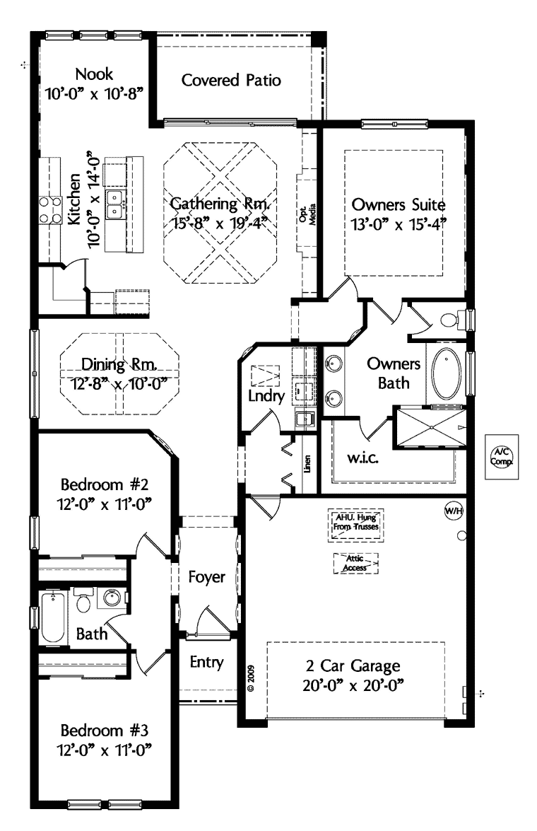 Mediterranean Level One of Plan 64643