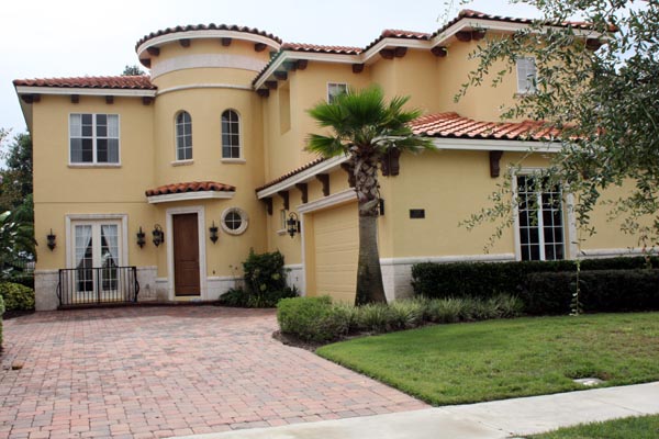 Florida, Mediterranean Plan with 3730 Sq. Ft., 4 Bedrooms, 5 Bathrooms, 2 Car Garage Picture 5