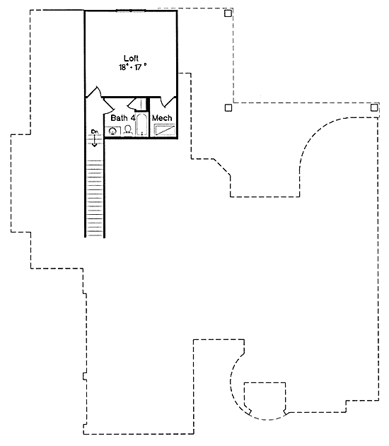 European One-Story Level Two of Plan 64657