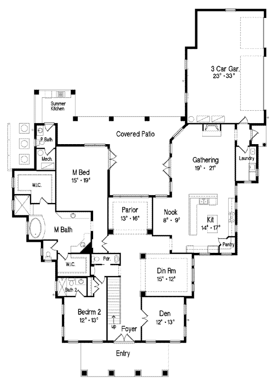 Colonial Plantation Level One of Plan 64677