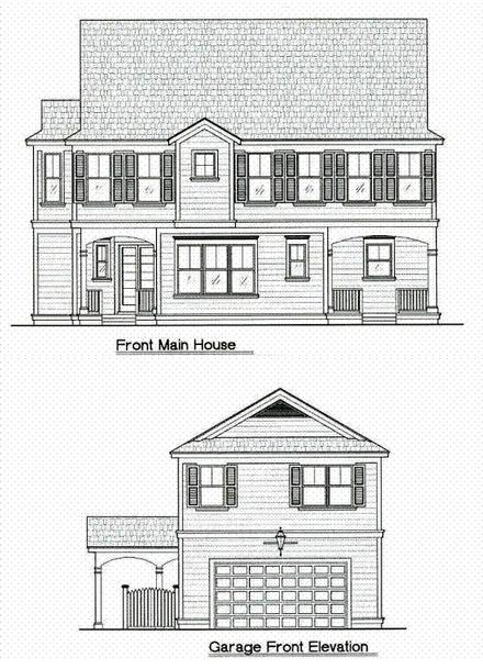 Traditional Elevation of Plan 64683