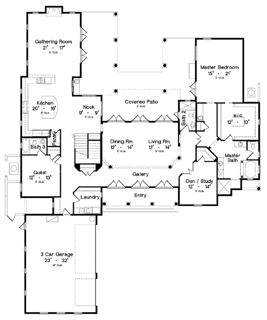 Florida Mediterranean Level One of Plan 64685