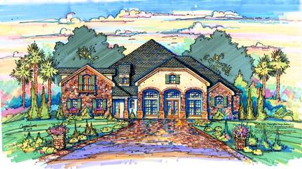 House Plan 64686 Elevation