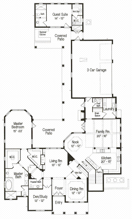 Florida Mediterranean Level One of Plan 64695