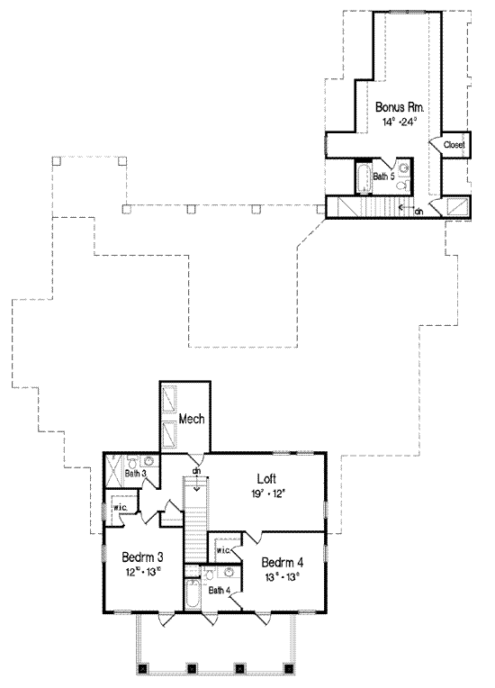 Colonial Plantation Level Two of Plan 64707