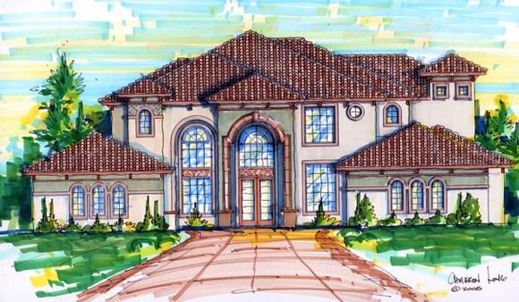 House Plan 64712 Elevation