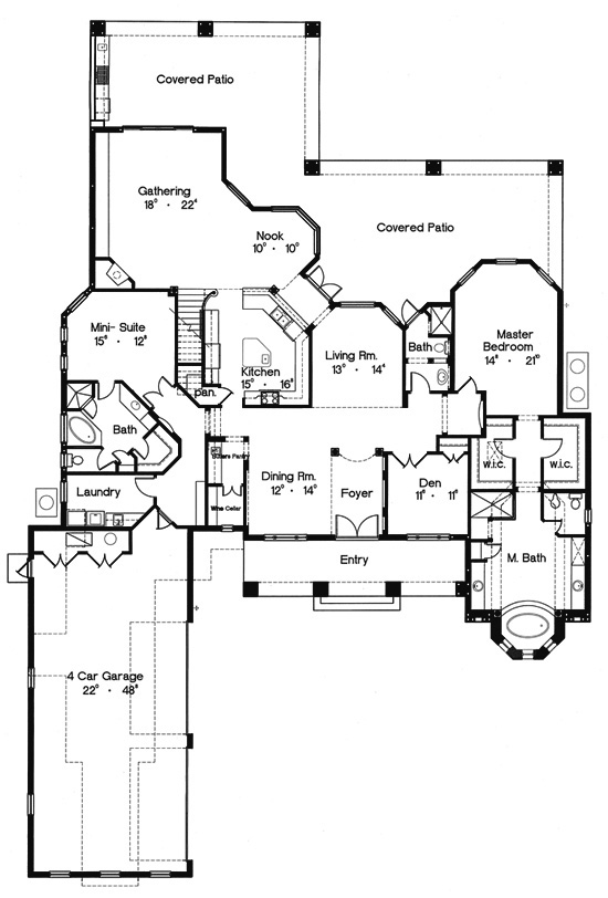 Florida Mediterranean Level One of Plan 64719