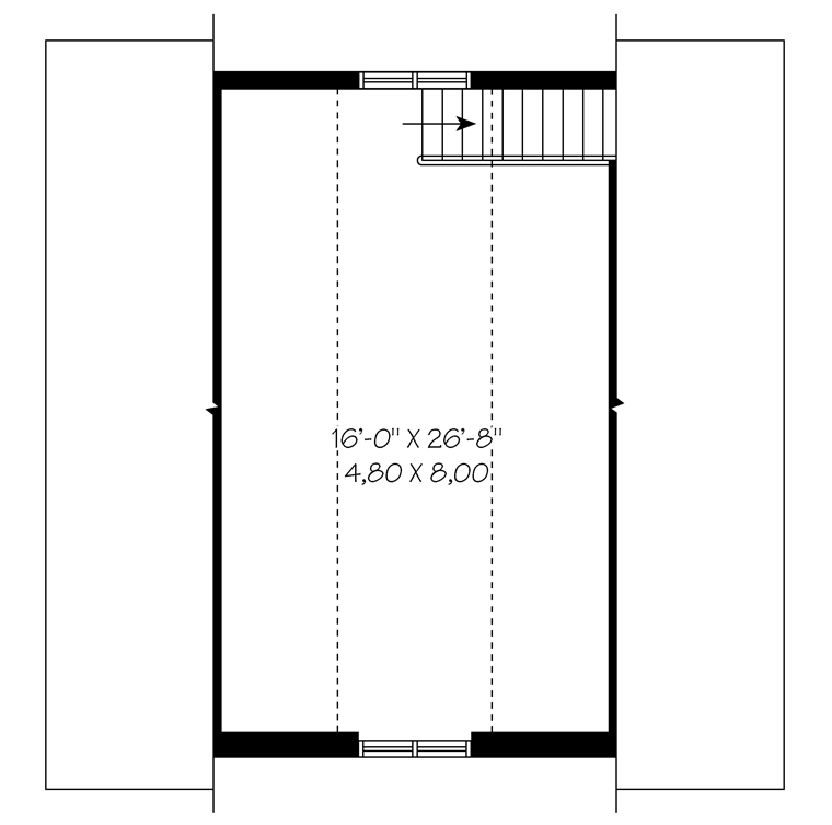 Craftsman Level Two of Plan 64842