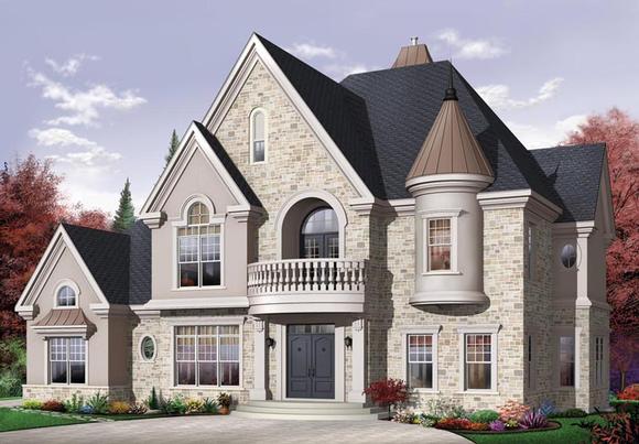 House Plan 64847 Elevation