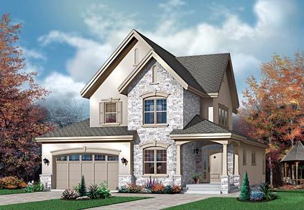 House Plan 64851 Elevation