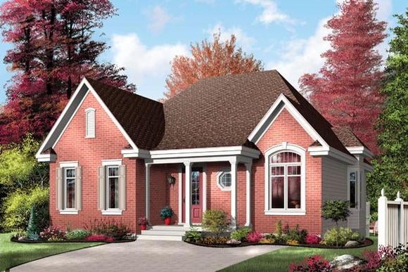 House Plan 64995 Elevation