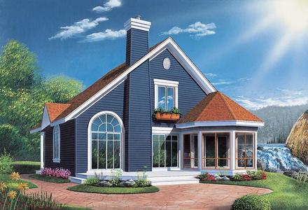 House Plan 65015 Elevation