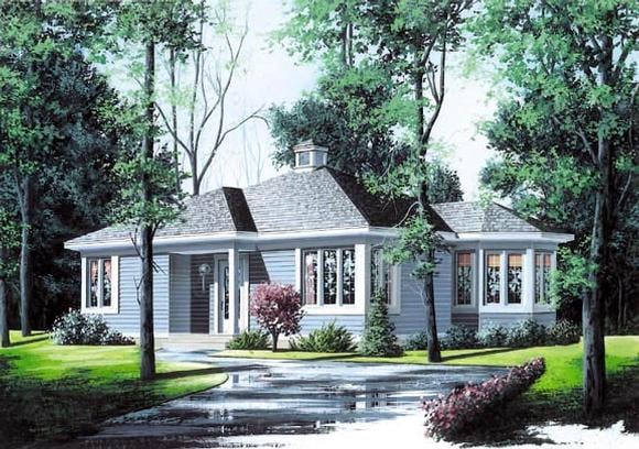 House Plan 65033 Elevation