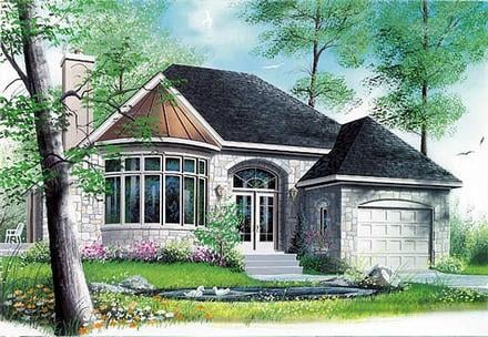 House Plan 65084 Elevation