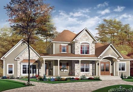 House Plan 65111 Elevation