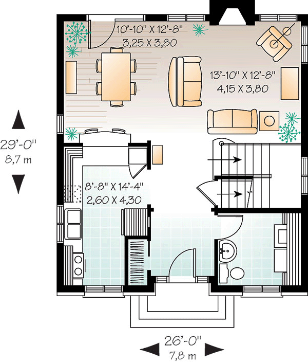 Colonial Narrow Lot Level One of Plan 65117