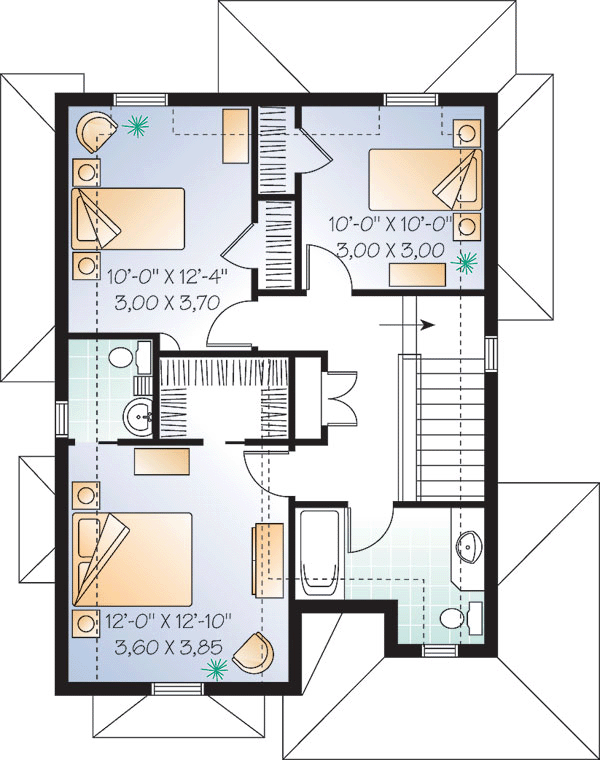 Narrow Lot Victorian Level Two of Plan 65119