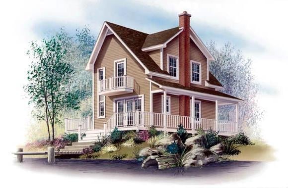 House Plan 65127 Elevation