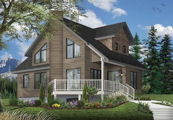 House Plan 65173 Elevation