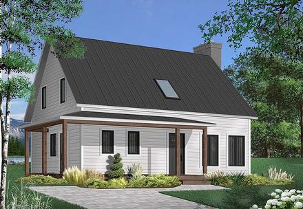 House Plan 65199 Elevation