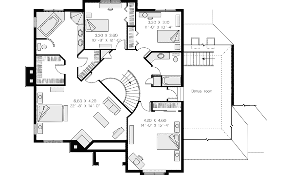 European Traditional Level Two of Plan 65239