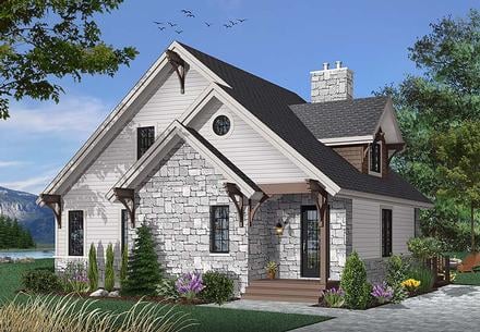 House Plan 65246 Elevation