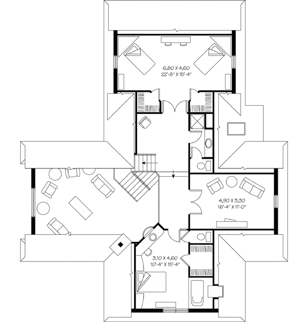 Traditional Level Two of Plan 65255